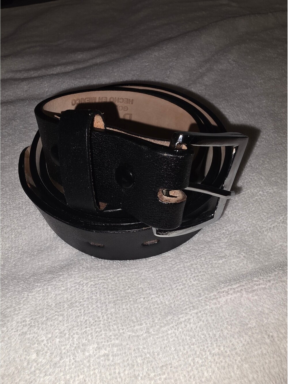 Cintos Finos D’Gomez Black Belt Made in Mexico 41” New